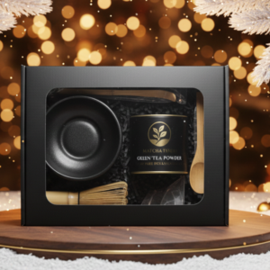 Zestaw PREMIUM VERDE ROYALE MATCHA JAPAN Chawan + Chasen + Kusenaoshi