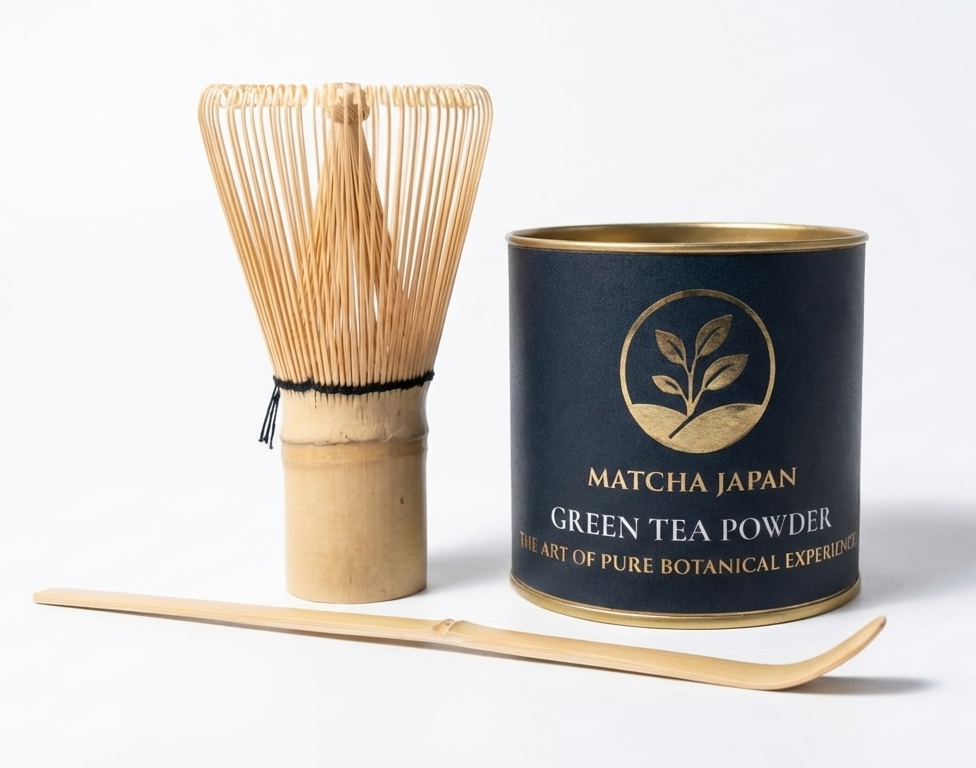 Zestaw Matcha Japan Zielona 50g + akcesoria - obrazek 2