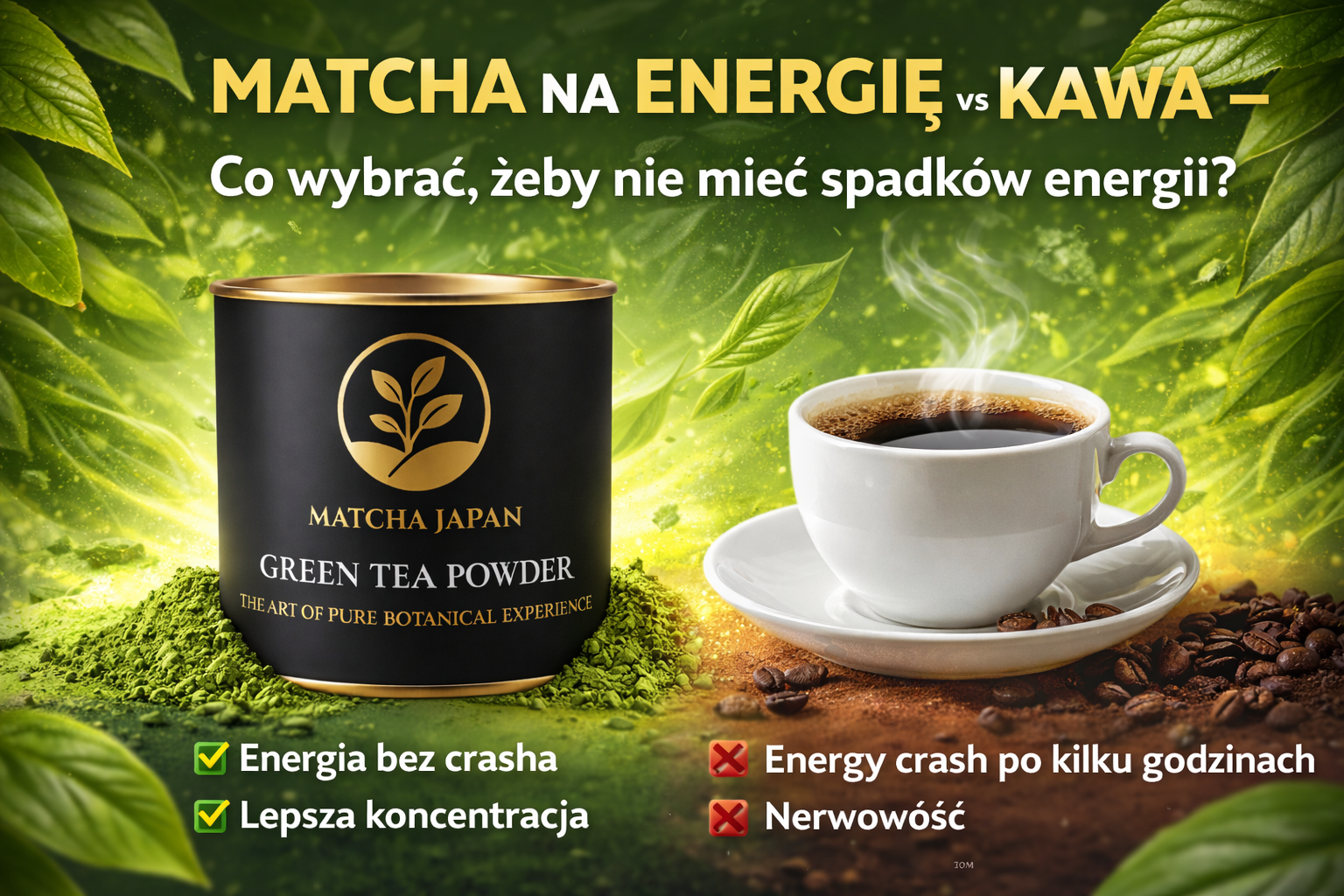 Matcha czy kawa