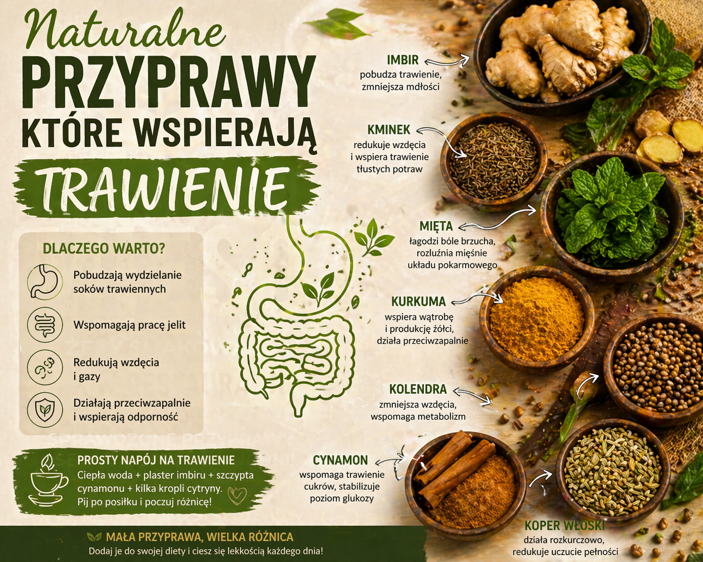WSPIERANIE TRAWIENIA - PRZYPRAWY