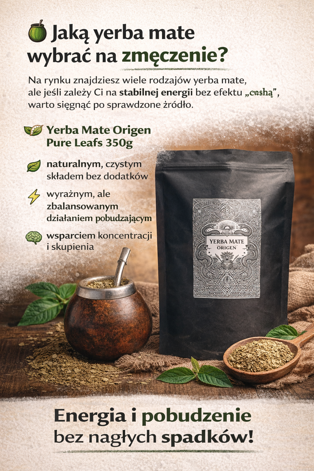 „Kawa czy yerba mate – co daje Ci więcej energii?”