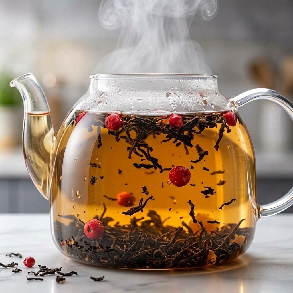 HERBATA CZERWONA (PU-ERH) OWOCOWA AURA